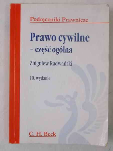 Prawo cywilne- część ogólna, Wyd. 10