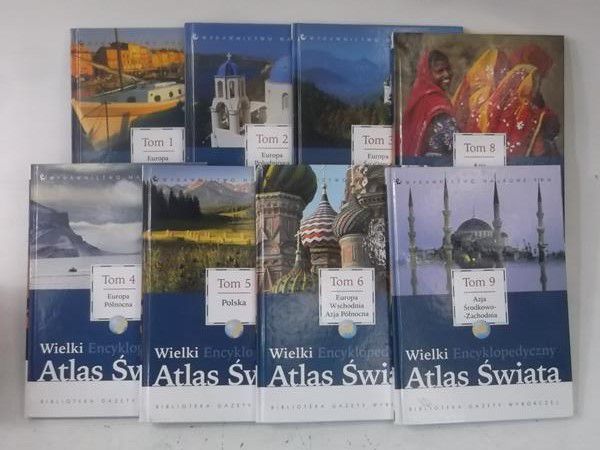 Wielki Encyklopedyczny Atlas Świata, 8 tomów