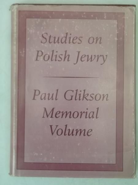 Glikson Paul - Studies on Polish Jewry