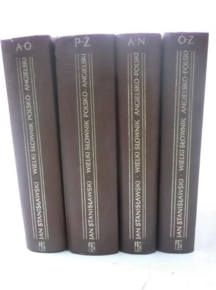 Wielki słownik angielsko-polski, polsko-angielski, 4 tomy