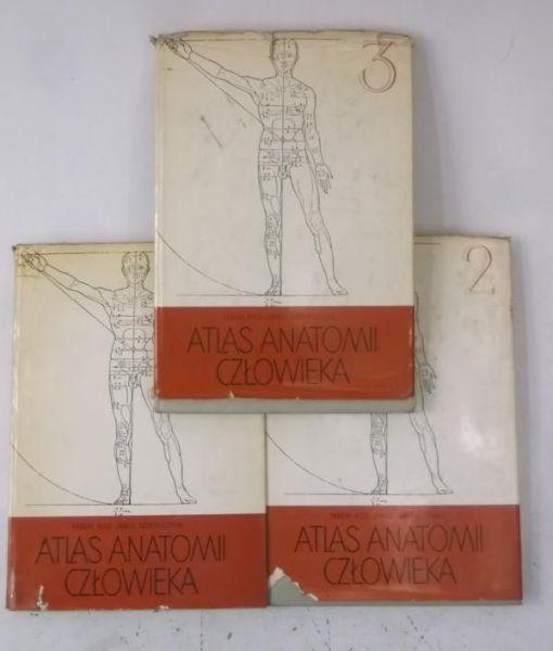 Kiss Ferenc - Atlas anatomii człowieka, tomy I-III