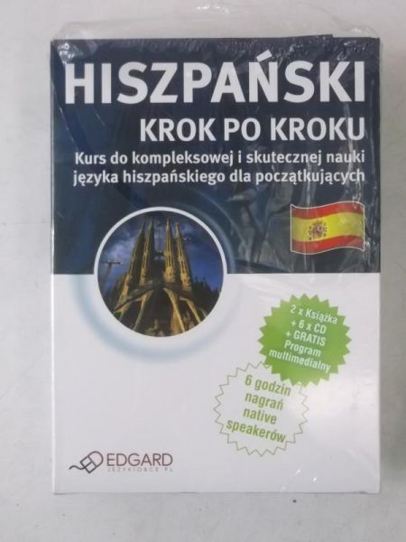 Hiszpański krok po kroku, 2x książki + 6x CD
