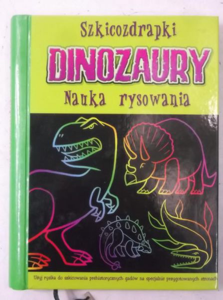 Dinozaury. Szkicozdrapki. Nauka rysowania