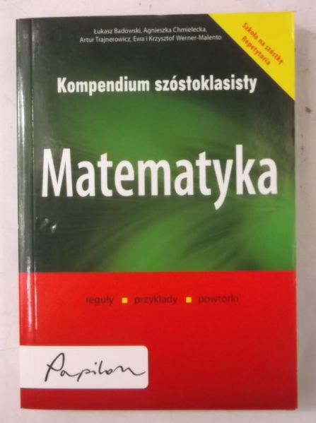 Matematyka. Kompedium szóstoklasisty