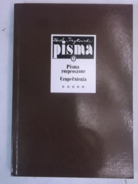 Pisma rozproszone. Uzupełnienia