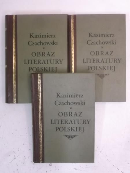 Obraz literatury polskiej, Tom I-III, reprint z 1934 r.