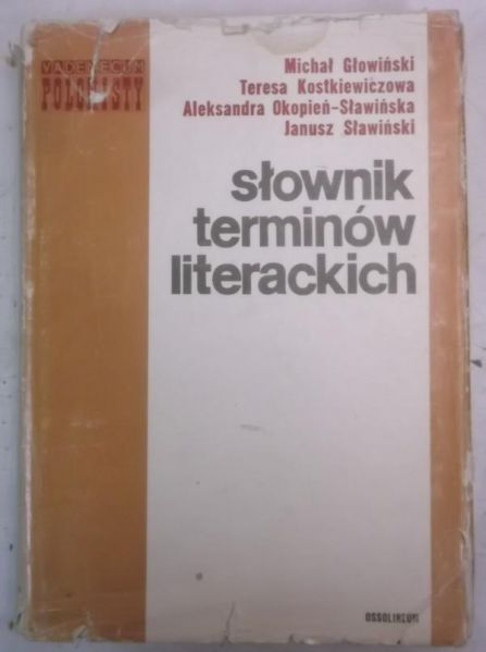 Głowiński Michał - Słownik terminów literackich