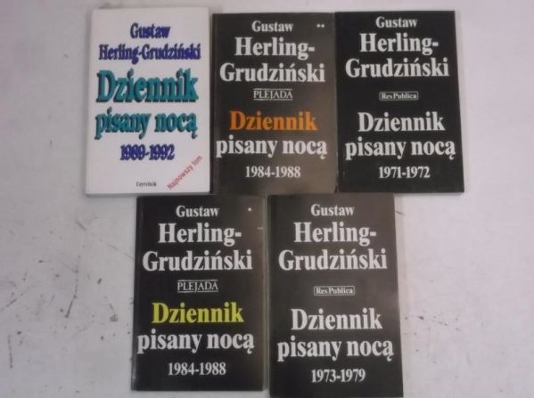 Dziennik pisany nocą. Zestaw pięciu książek