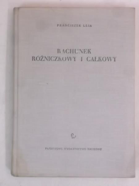 Rachunek różniczkowy i całkowy