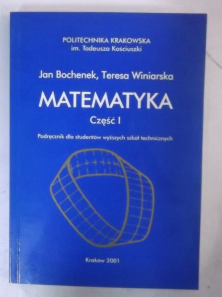 Matematyka, Część I