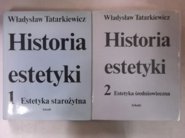 Historia estetyki, tom I-II