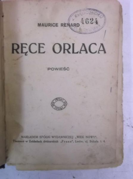Renard Maurice - Ręce Orlaca, 1929 r.
