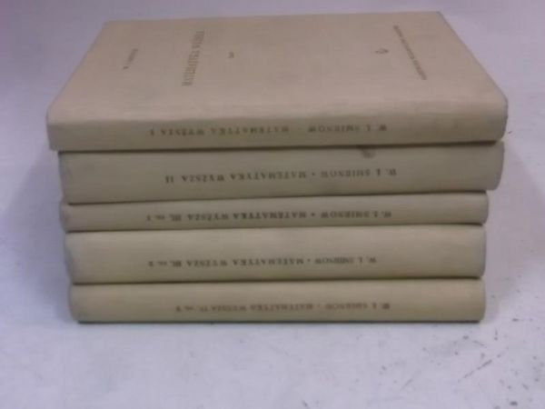 Wladimir  - Matematyka wyższa, tomy I, II, III cz. 1 i 2, IV cz. 2