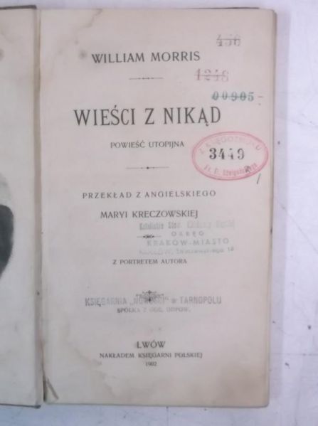 Wieści z nikąd, 1902 r.