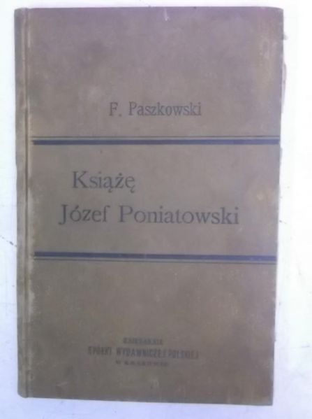 Książę Józef Poniatowski, 1898 r.
