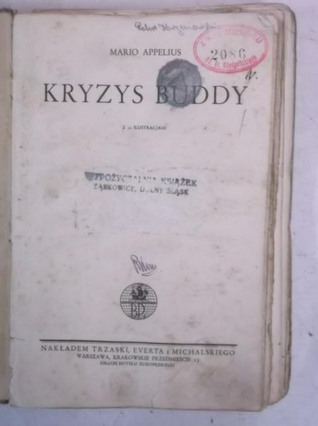 Kryzys Buddy, 1936 r.