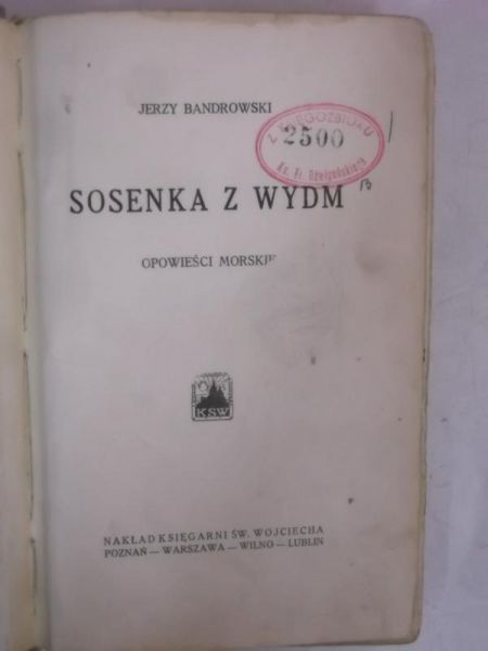 Sosenka z Wydm, 1930 r.