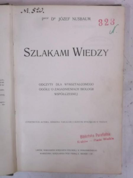 Szlakami wiedzy, 1904 r.