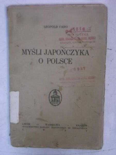 Myśli Japończyka o Polsce, 1927 r.