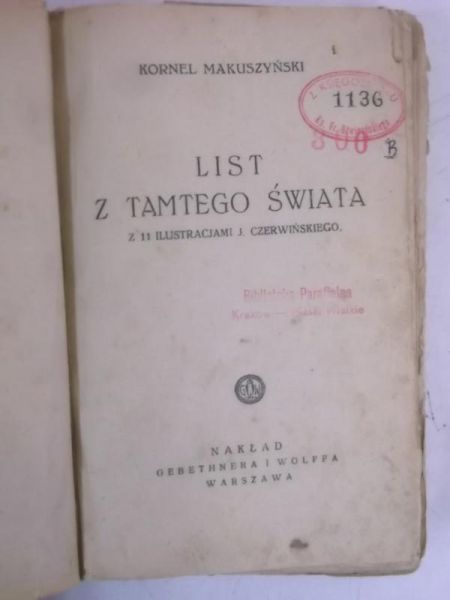 List z tamtego świata, 1946 r.