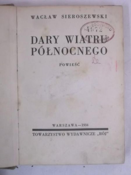 Dary wiatru północnego, 1934 r.