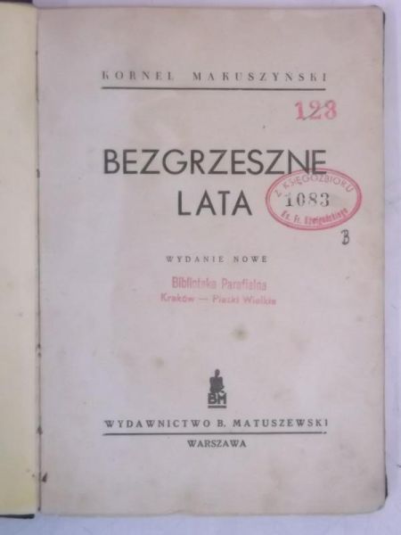 Bezgrzeszne lata, 1946 r.