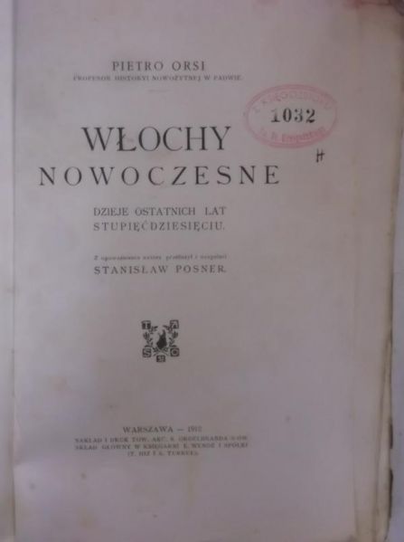 Włochy nowoczesne, 1912 r.