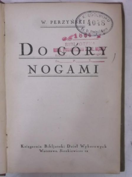 Do góry nogami, 1925 r.