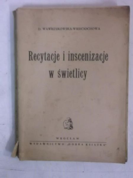 Recytacje i inscenizacje w świetlicy, 1949 r.