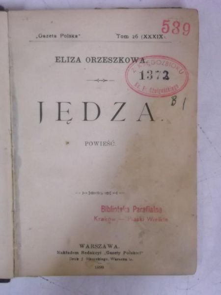 Jędza, 1899 r.