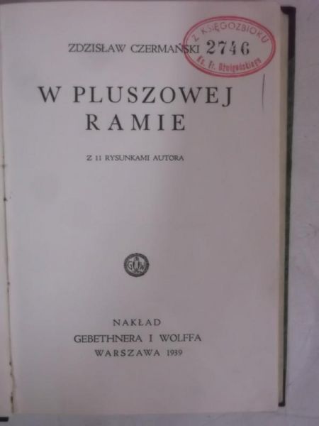 W pluszowej ramie, 1939 r.