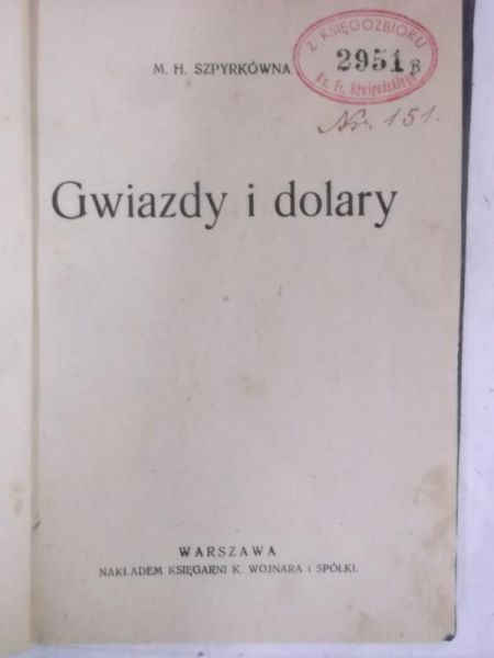 Gwiazdy i dolary, 1924 r.