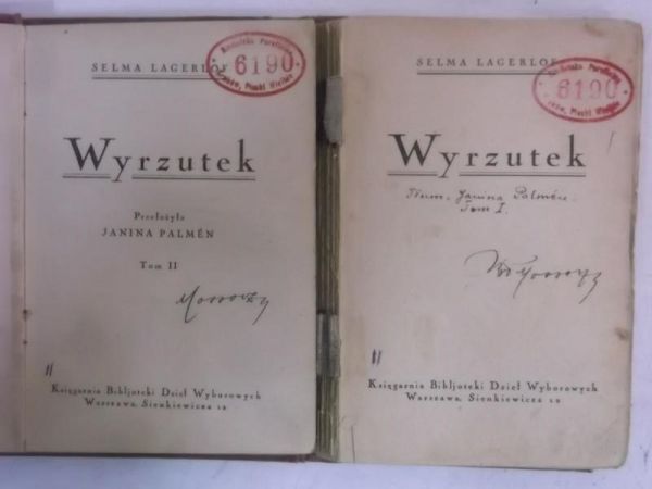 Lagerlof Selma - Wyrzutek, Tom I-II, 1925 r.,