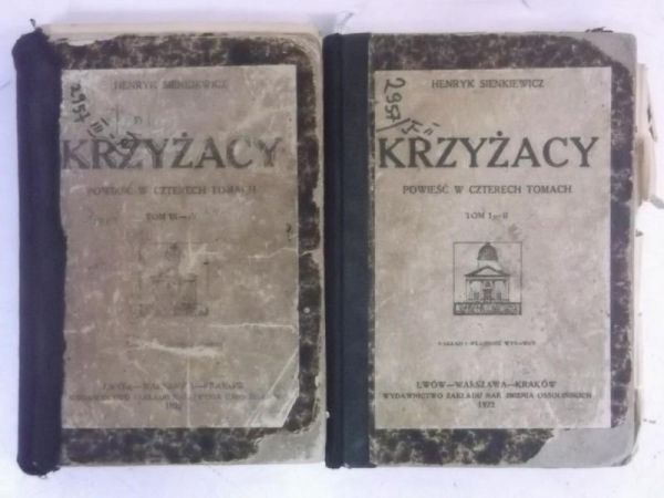 Krzyżacy, Tom I-II, III- IV, 1922 r.
