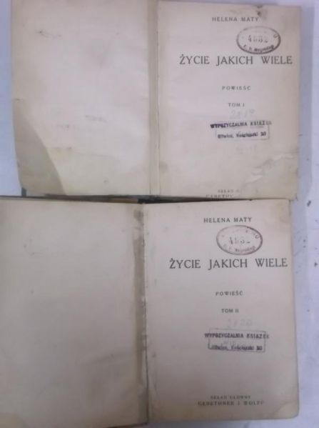 Maty Helena - Życie jakich wiele, Tom I-II, 1936 r.