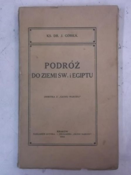 Podróż do Ziemi Św. i Egiptu, 1913 r.