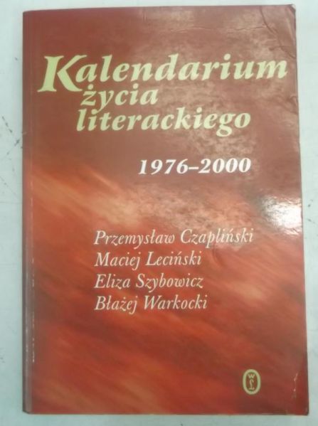 Kalendarium życia literackiego 1976-2000