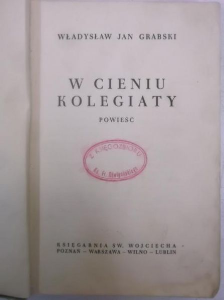 W cieniu kolegiaty, 1939 r.