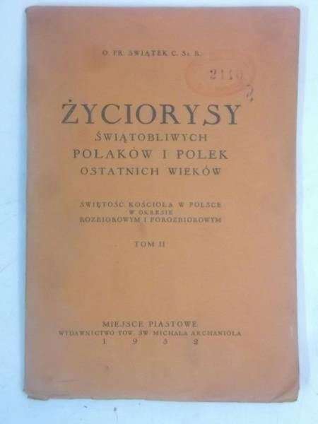 Życiorysy, 1932 r.