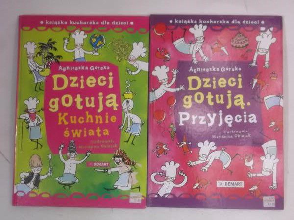 Dzieci gotują, 2 książki