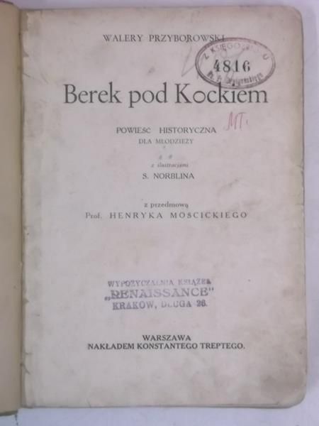 Berek pod Kockiem, 1933 r.
