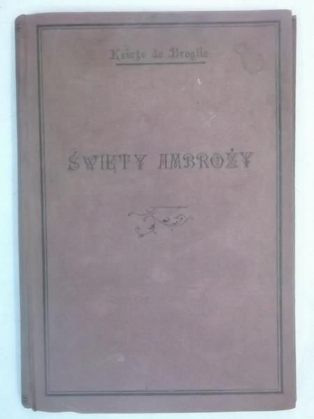De  - Św. Ambroży, 1926 r.