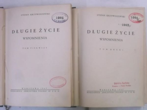 Długie życie, Tom I i II, 1947 r.
