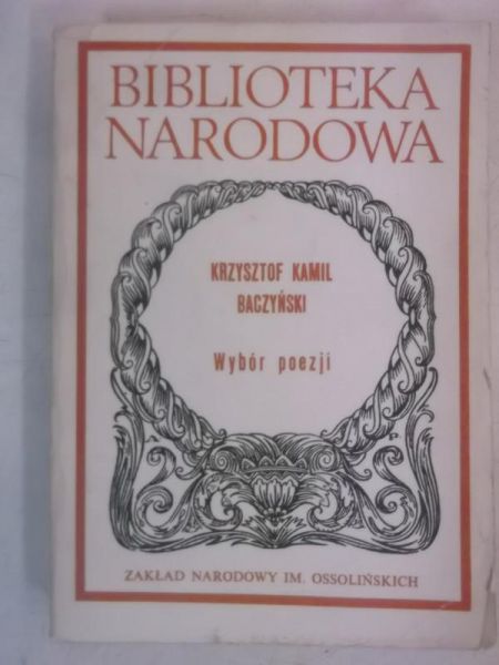 Wybór poezji, BN