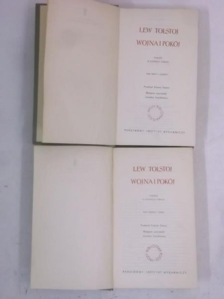 Wojna i pokój, tom I-IV