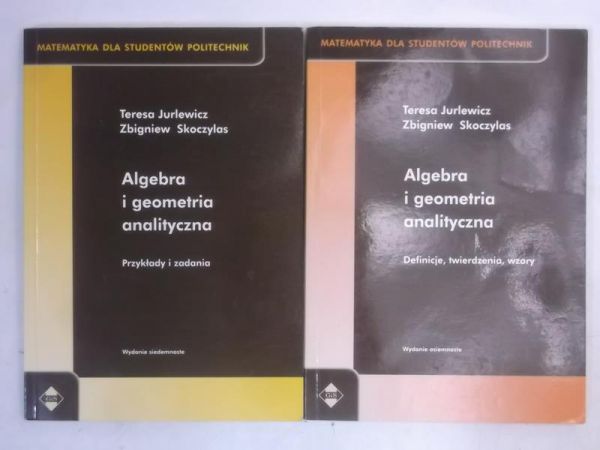 Algebra i geometria analityczna, 2 książki