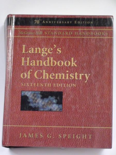 Lange's Handbook of Chemistry