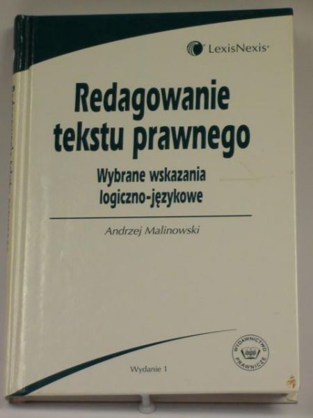 Redagowanie tekstu prawnego