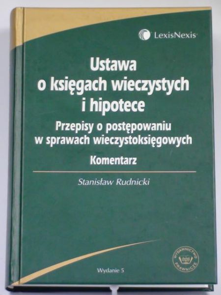 Ustawa o księgach wieczystych i hipotece