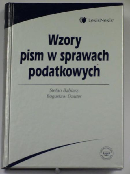 Wzory pism w sprawach podatkowych